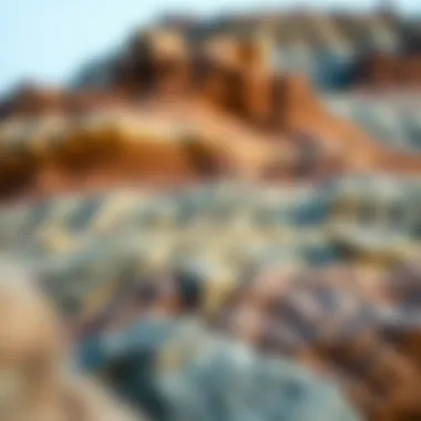 Sedimentary Rock Layers Sedimentary rock layers displaying fossilized remains and unique strata