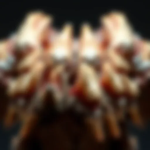 Anatomical Structure of Raptor Teeth Detailed anatomy of raptor teeth showcasing various shapes and sizes.