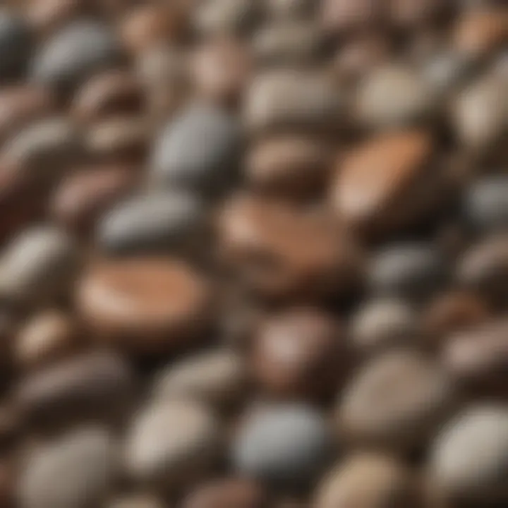 Visual representation of various rocks before and after polishing in a dual tumbler