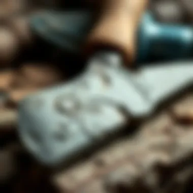 Detail of a Stone Chisel Close-up of a stone chisel with intricate details