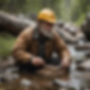 Safety gear for gold prospecting