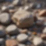 Close-up view of clean landscape rocks showcasing their natural colors