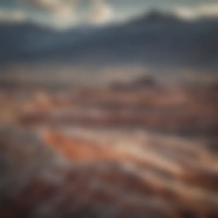 A breathtaking view of the Rocky Mountains showcasing layered geological formations.