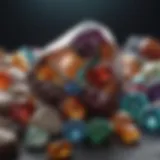 A stunning array of colorful gemstones showcasing their unique characteristics.