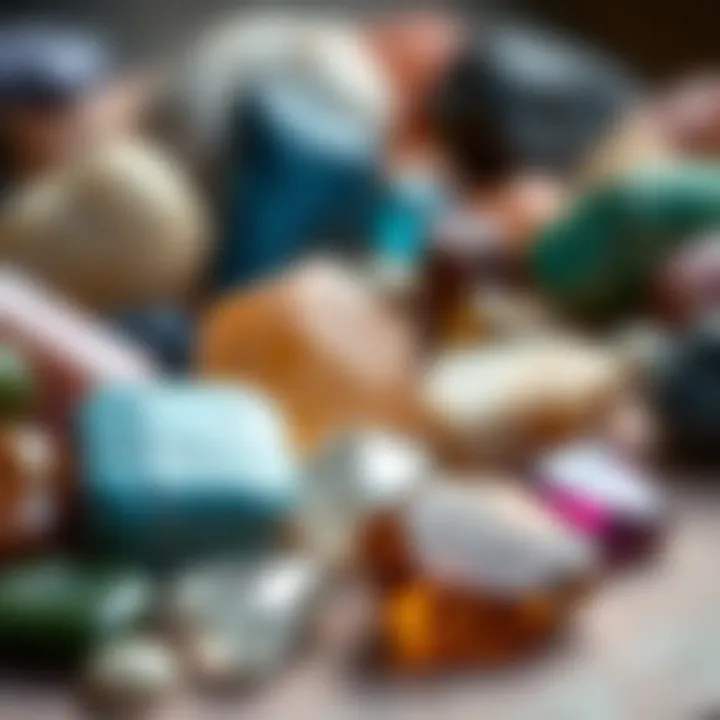 A variety of gemstones showcasing unique colors and textures for jewelry making