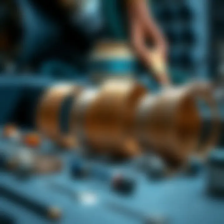 Different types of wire suitable for jewelry making displayed on a workspace