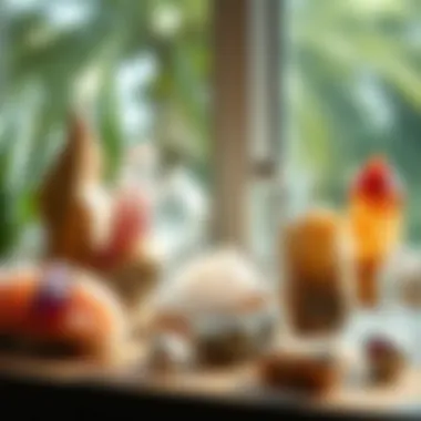 A serene setting featuring crystals in natural light, emphasizing their aesthetic appeal