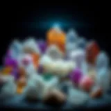 An exquisite collection of various crystals showcasing their natural beauty and diversity