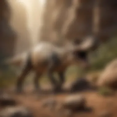Paleontological Progression: A Journey Through Time Illustration of the historical timeline of paleontological discoveries