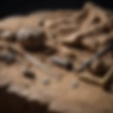 Paleontological Tools for Fossil Excavation Tools used in paleontology for fossil digging