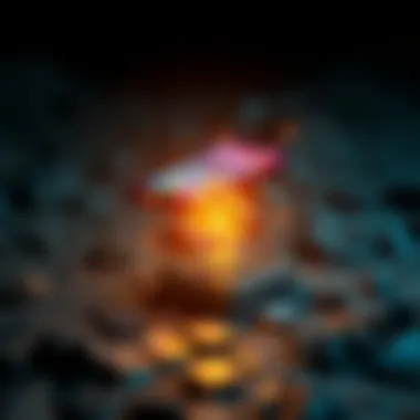 Illustration of electromagnetic fields surrounding a phone