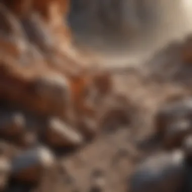 Geological Formation A stunning geological formation showcasing various rock layers