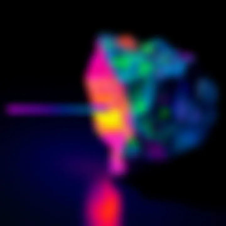 Illustration of UV light spectrum highlighting the fluorescence region