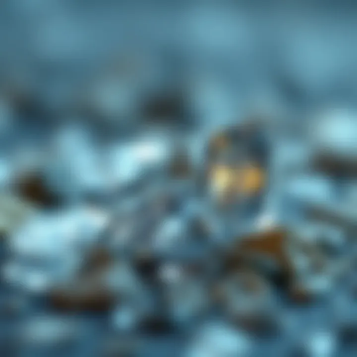 Comparative analysis between natural diamonds and synthetic diamond-like materials