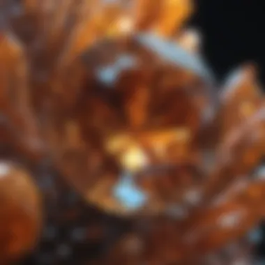 Stunning Zircon Crystal Close-up view of a zircon crystal showcasing its unique color and clarity