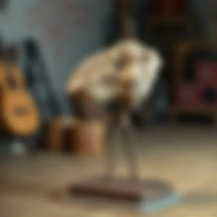 Illustration depicting weight distribution considerations in metal stands