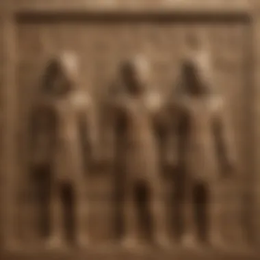 Hieroglyphics: The Language of the Pharaohs Hieroglyphics carved on stone tablets