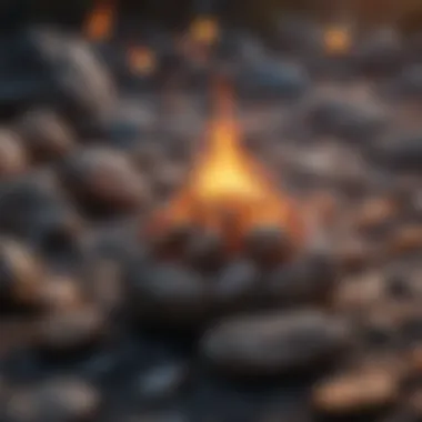 Variety of fire starting rocks showcasing unique textures and colors