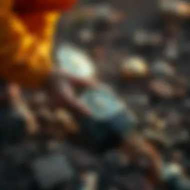 Field application of ground gold detectors by a prospector