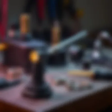 Safety Essentials for Using Micro Torches Safety gear and a micro torch set up for jewelry making