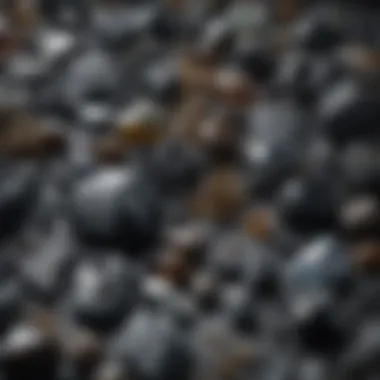 An array of different obsidian types including snowflake and rainbow obsidian