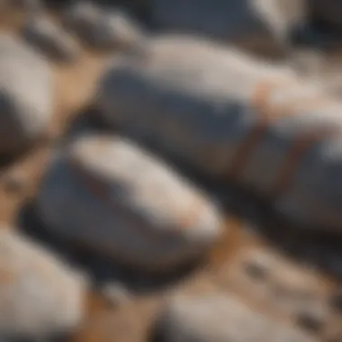 Granite Formation Patterns Granite formation displaying distinct mineral patterns