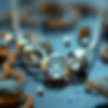 Beautiful finished jewelry with silver sheets