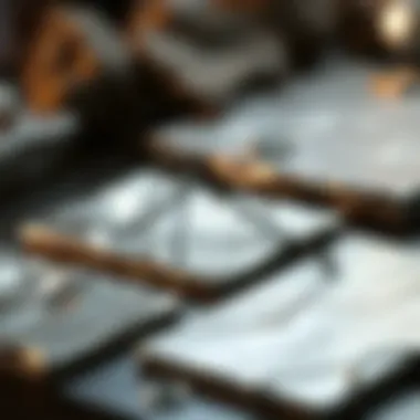 Variety of silver sheets for jewelry