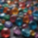 A stunning array of gemstones showcasing their vibrant colors and unique patterns.