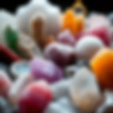 Diverse Crystal Collection A stunning array of different types of crystals showcasing their unique colors and shapes.