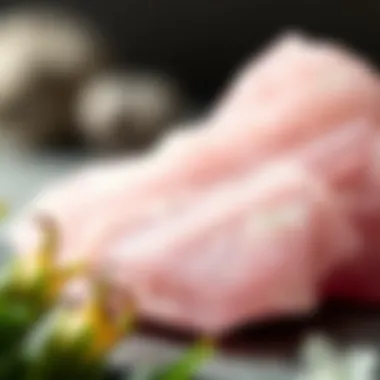 A close-up of rose quartz with its delicate pink shades, often associated with love and harmony