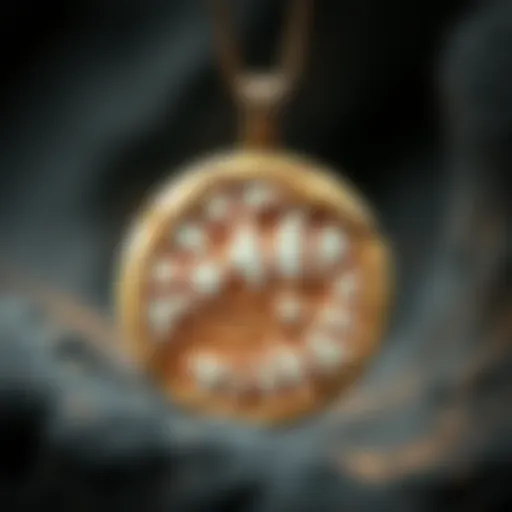 Intricate Fossil Patterns in Dinosaur Bone Pendant A stunning dinosaur bone pendant showcasing intricate fossil patterns