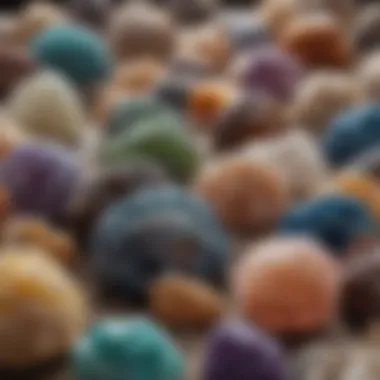 An assortment of bulk geodes in various sizes and colors displayed elegantly.