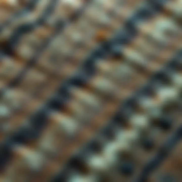 Close-up view of Libyan Desert Stone showcasing its unique texture and patterns