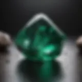 Stunning natural emerald showcasing its vivid green hue and inclusions.