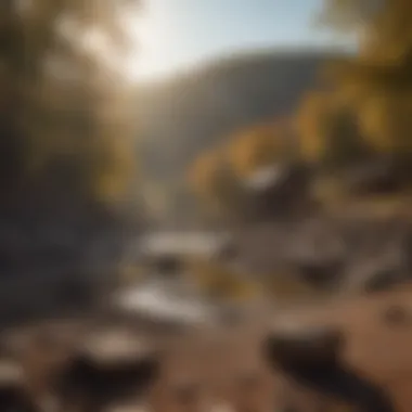 A stunning view of a historic gold mining site in Pennsylvania