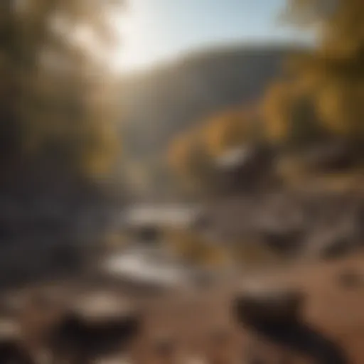 A stunning view of a historic gold mining site in Pennsylvania