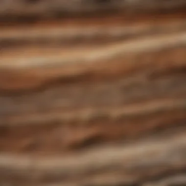 Stratified Sedimentary Rock Layers A layered formation of sedimentary rocks highlighting their composition and stratification