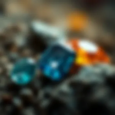 Gemstones in Historical Artifacts An artistic representation of gemstones used in historical artifacts and jewelry