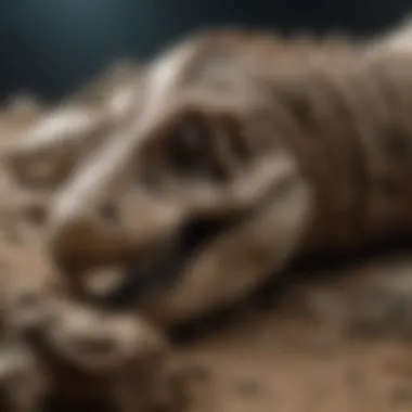 Prehistoric Marine Creature Fossil Fossilized remains of a prehistoric marine creature from Germany