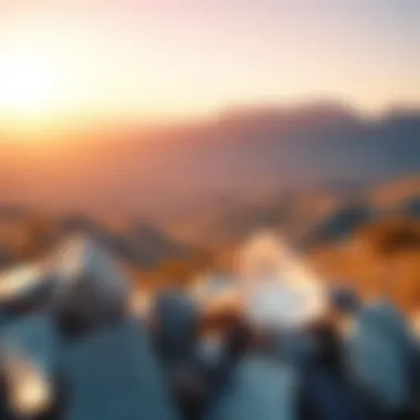 A stunning view of a gemstone-rich landscape in Southern California