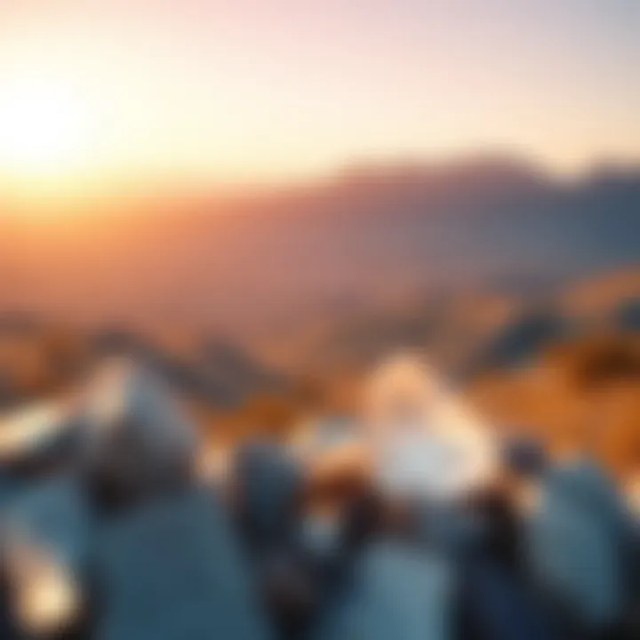 A stunning view of a gemstone-rich landscape in Southern California