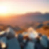 Breathtaking Gemstone Landscape A stunning view of a gemstone-rich landscape in Southern California