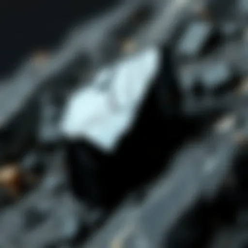 Polished Black Onyx Polished black onyx crystal showcasing its glossy surface