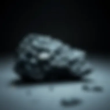 Raw Black Tourmaline Raw black tourmaline exhibiting its natural form and texture