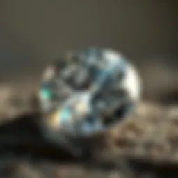 Stunning moissanite gemstone showcasing brilliance