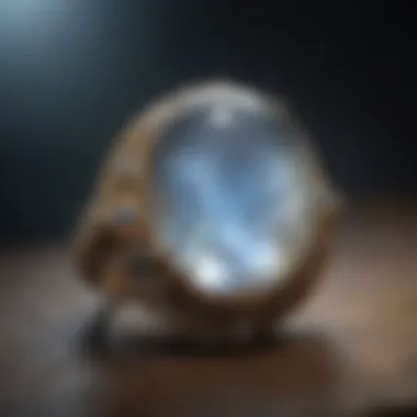 Artifacts and jewelry featuring moonstone