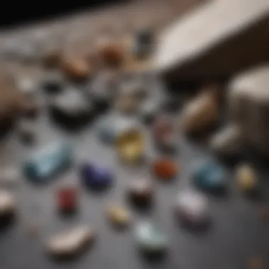 Tools for Crystal and Stone Identification Essential tools for crystal and stone identification displayed on a surface