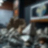 Types of Meteorites Different types of meteorites on display