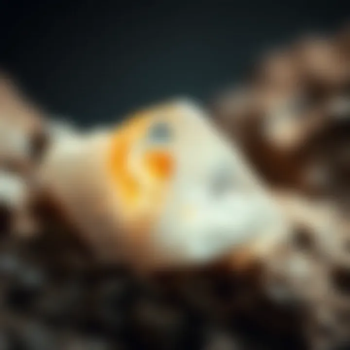 Diagram illustrating the geological formation of quartz